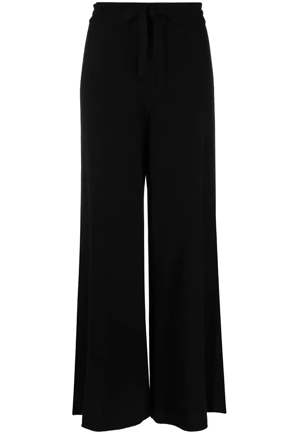 Jil Sander stickade byxor - Svart