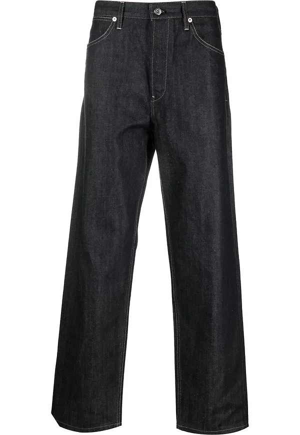 Jil Sander straight-jeans - Blå