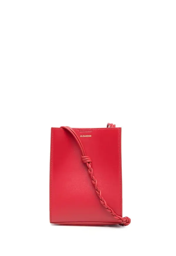 Jil Sander Tangle axelväska - Röd