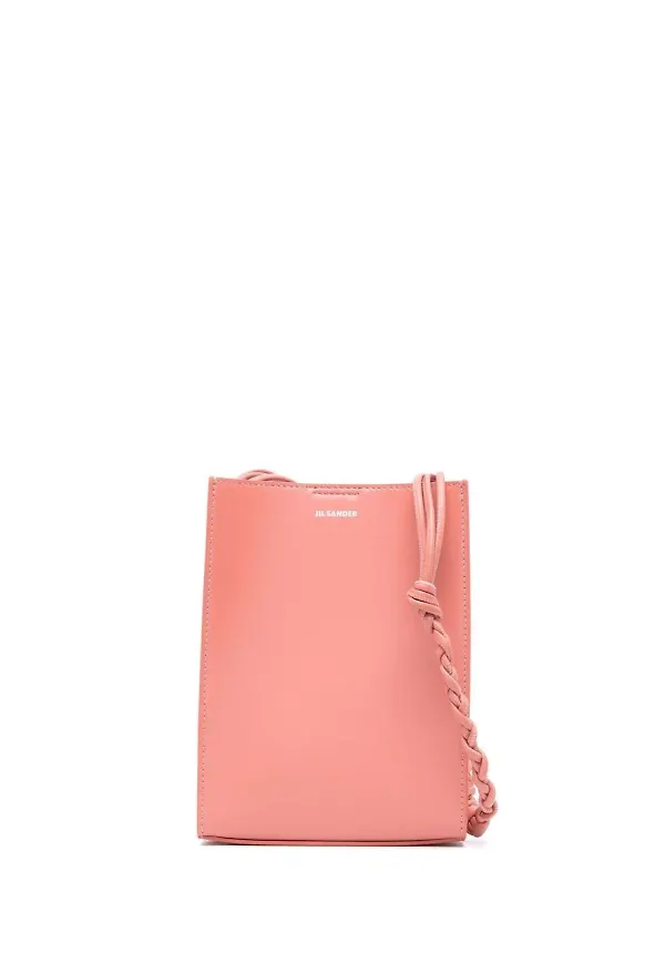 Jil Sander Tangle liten axelremsväska - Rosa