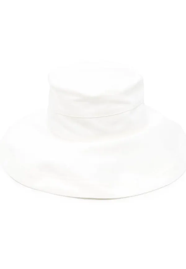 Jil Sander tonal-design sun hat - Vit