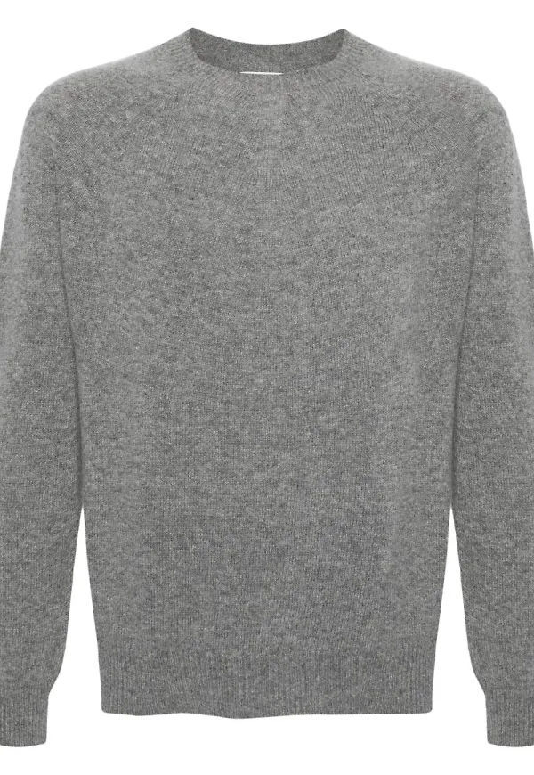Jil Sander tröja med rundad hals - Grå