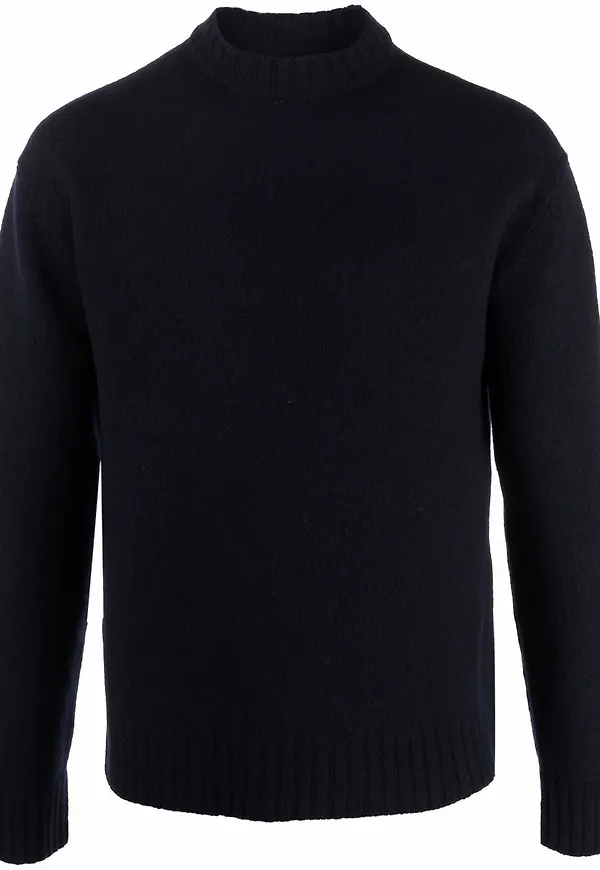 Jil Sander tröja med halvpolokrage - Blå