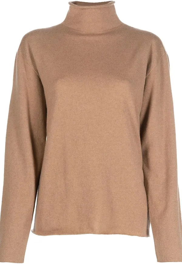 Jil Sander tröja med halvpolokrage - Neutral