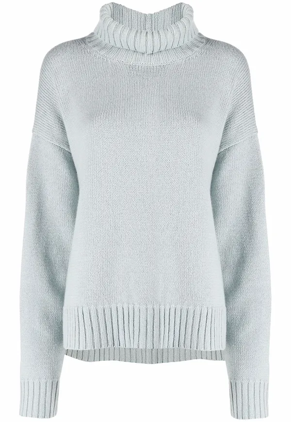 Jil Sander tröja med rullkrage - Blå