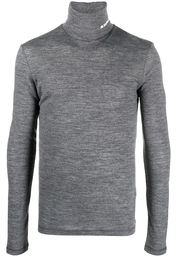 Jil Sander tröja med rullkrage - Grå