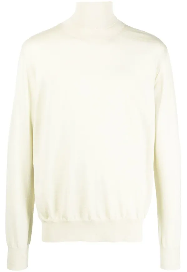 Jil Sander tröja med rullkrage - Neutral