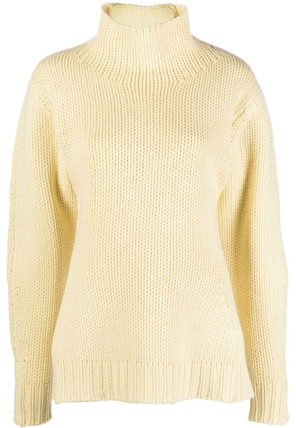 Jil Sander tröja med öppen rygg - Gul