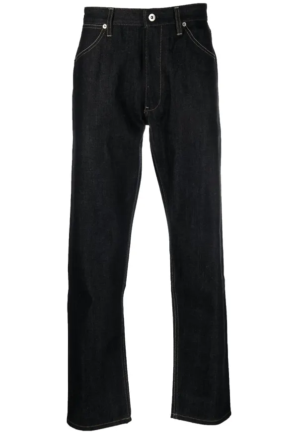 Jil Sander Twisted straight-jeans - Blå