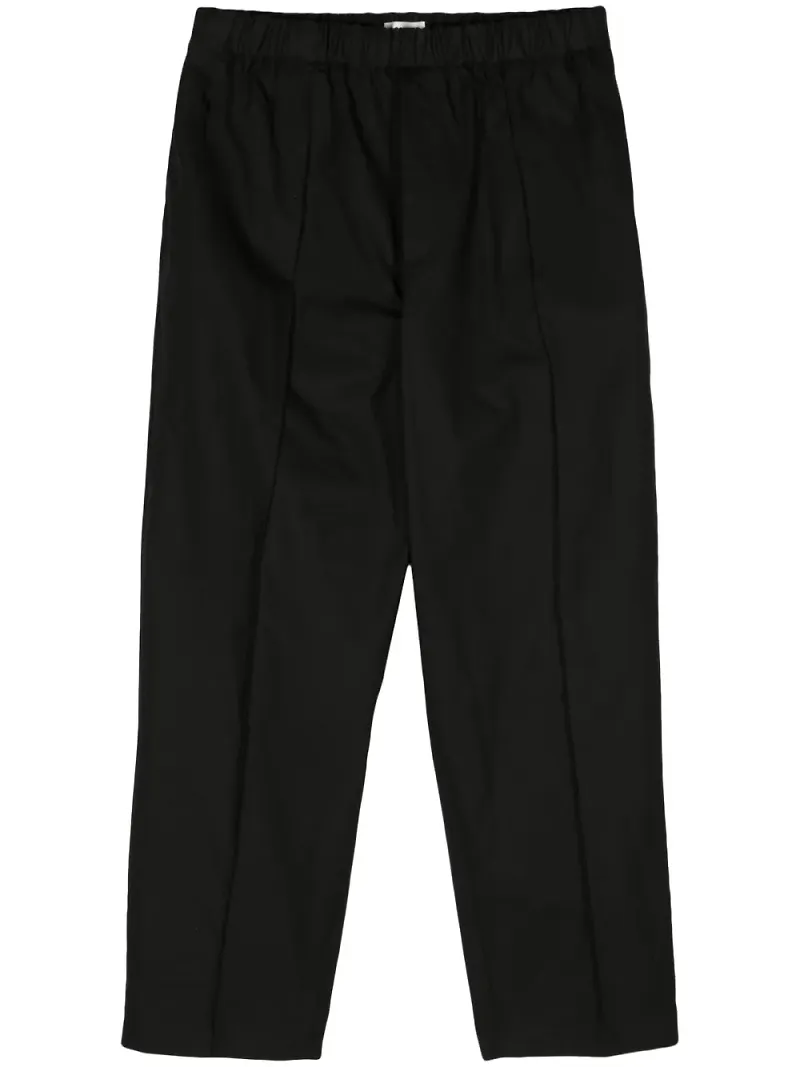 Jil Sander vida byxor med dragsko - Svart