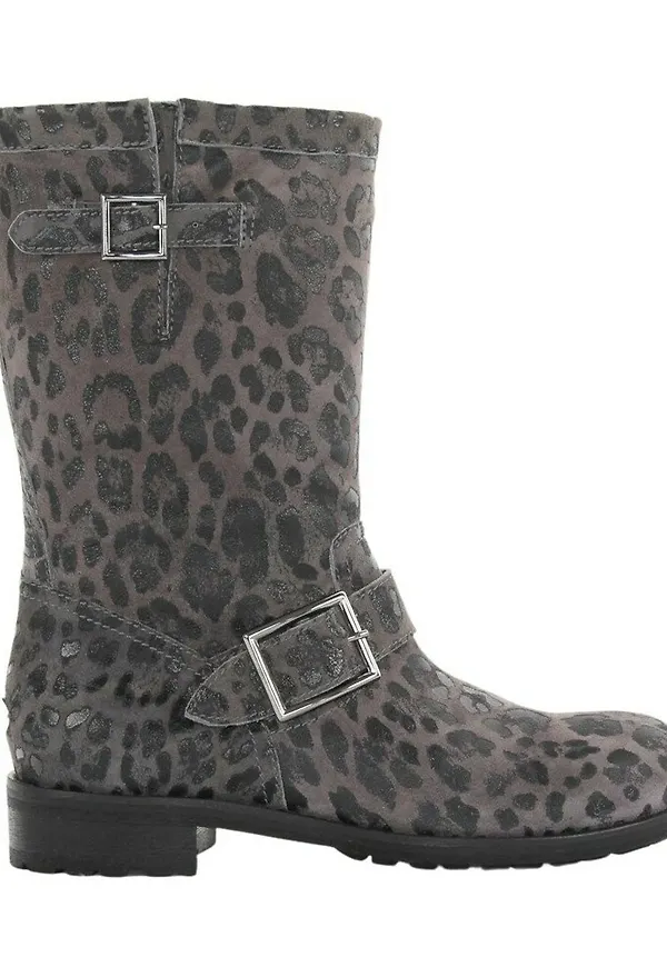 Jimmy Choo - Boots - Grå - Dam - Storlek: 37 1/2 EU