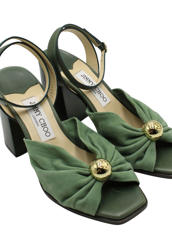 Jimmy Choo - Sandaler - Grön - Dam - Storlek: 38 EU