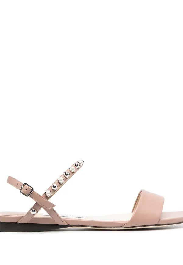 Jimmy Choo Aadra platta sandaler - Rosa