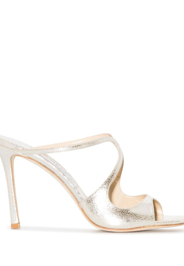 Jimmy Choo Anise remsandaler - Guldfärgad