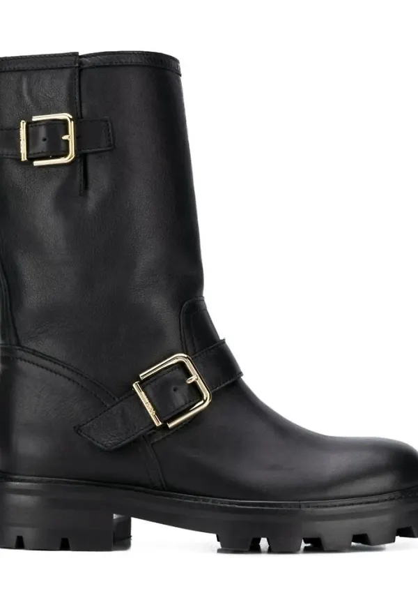 Jimmy Choo Biker Boots Svart, Dam