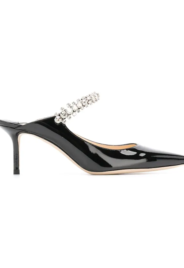 Jimmy Choo Bing 65 slip-ons - Svart