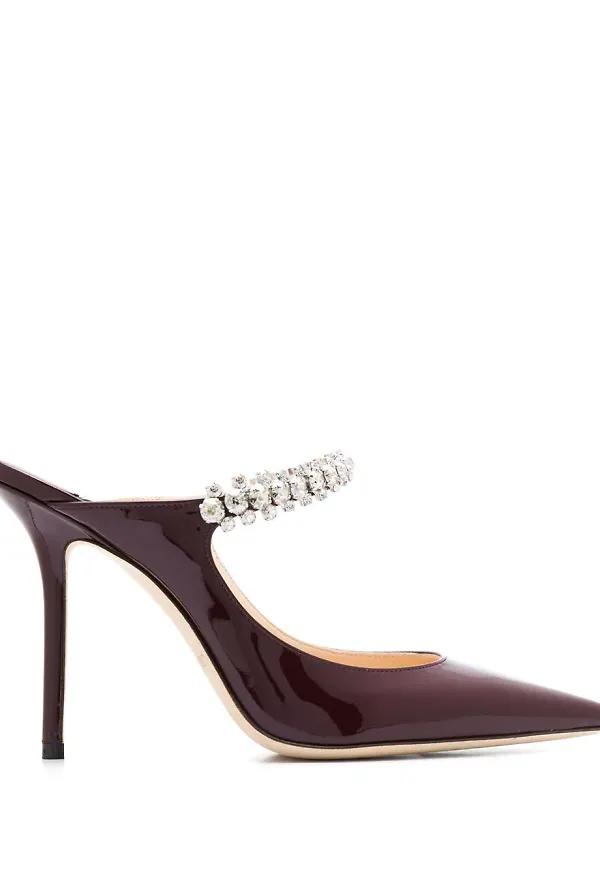 Jimmy Choo Bing slip-ons 100mm - Röd