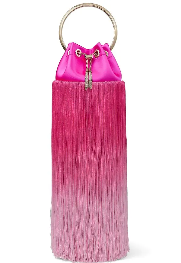 Jimmy Choo Bon Bon miniväska - Rosa