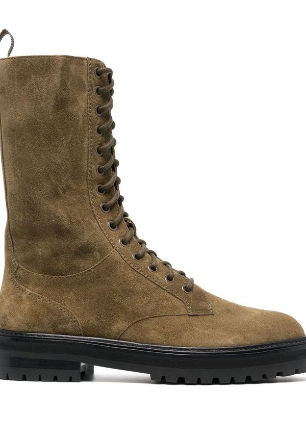 Jimmy Choo Cora höga militärkängor - Grön