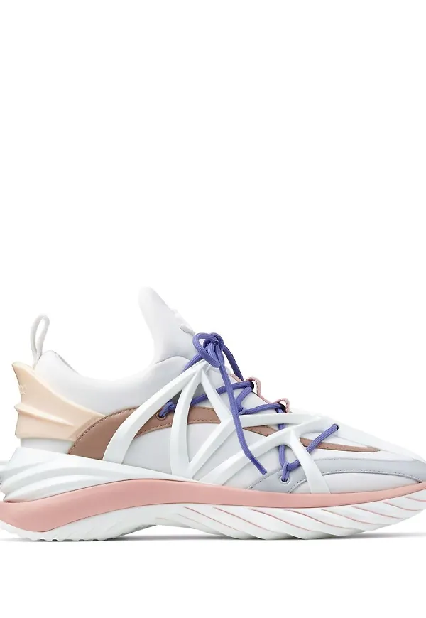 Jimmy Choo Cosmos låga sneakers - Rosa