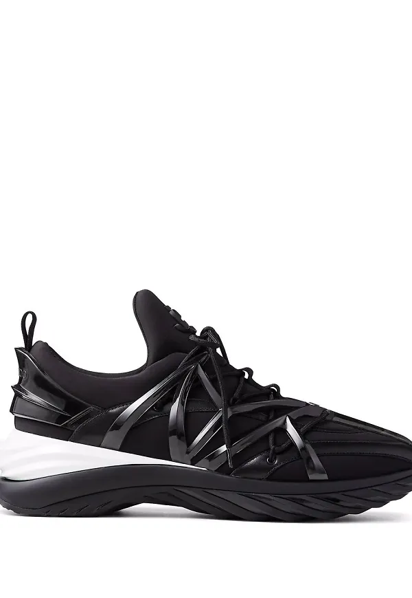 Jimmy Choo Cosmos låga sneakers - Svart