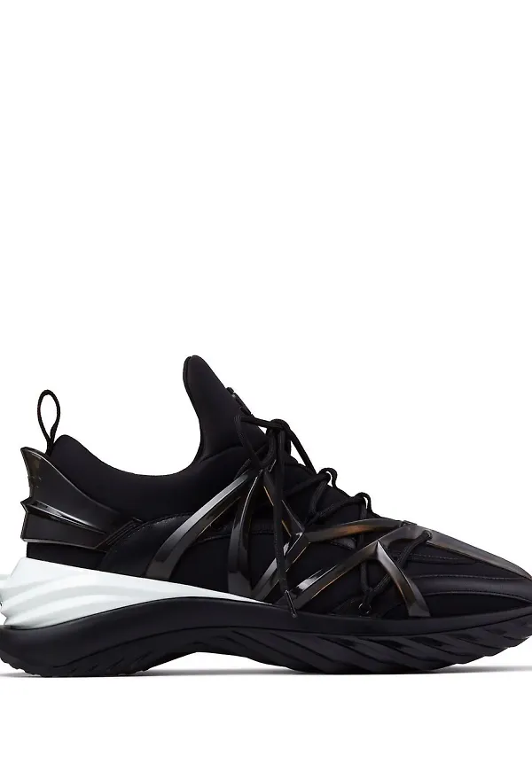 Jimmy Choo Cosmos låga sneakers - Svart