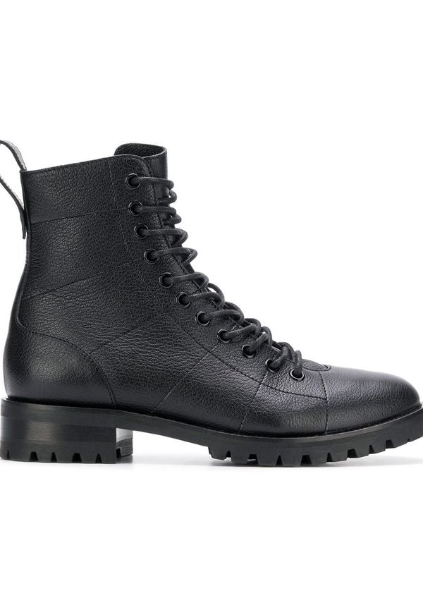 Jimmy Choo Cruz militärkängor - Svart