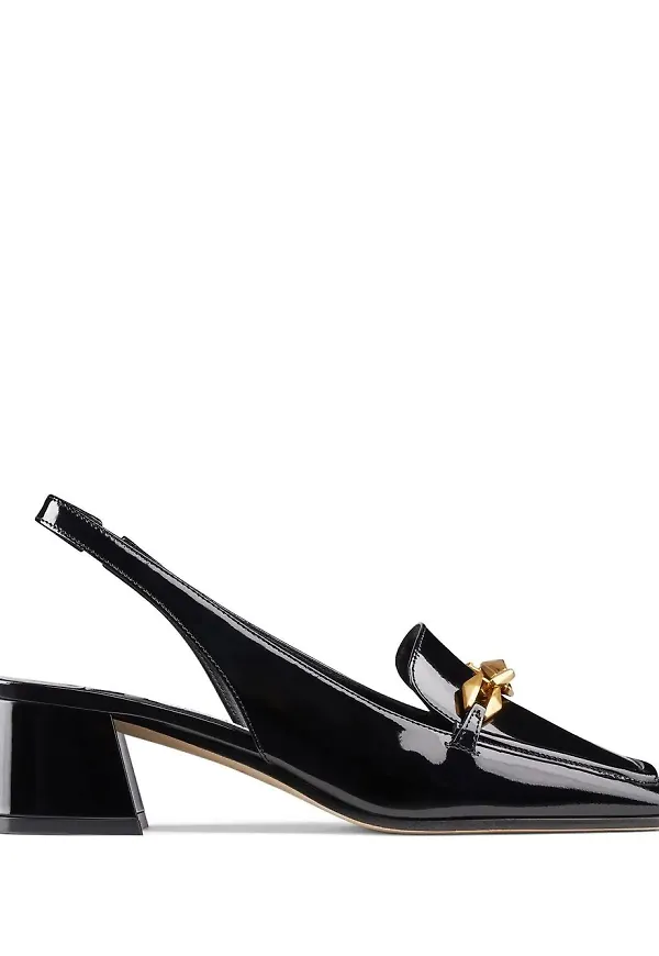 Jimmy Choo Diamond Tilda slingback-loafers 45 mm - Svart