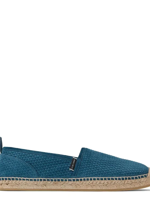 Jimmy Choo Egon strukturerade espadrillos - Blå