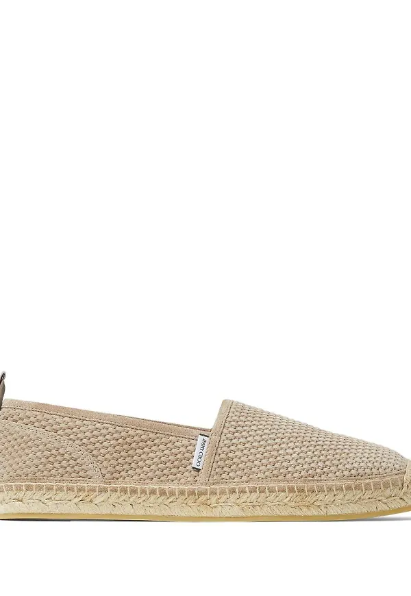 Jimmy Choo Egon strukturerade espadrillos - Neutral