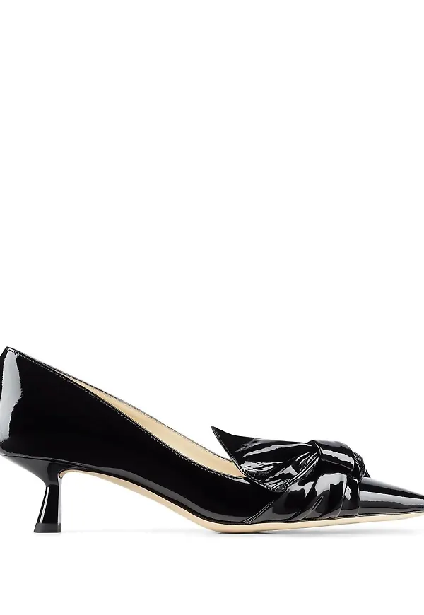 Jimmy Choo Elinor pumps med rosettdetalj - Svart