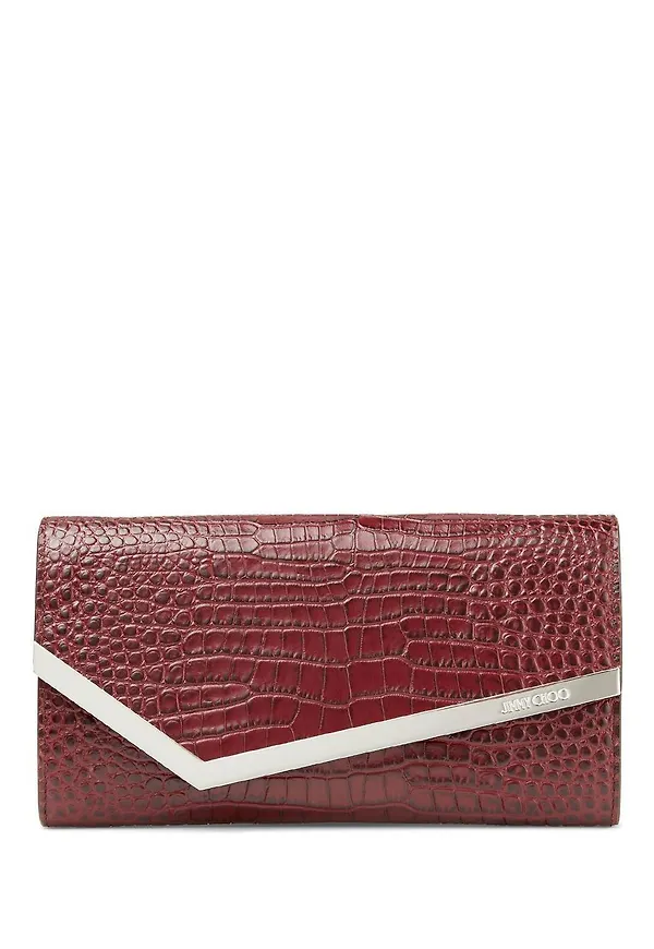 Jimmy Choo Emmie kuvertväska - Röd