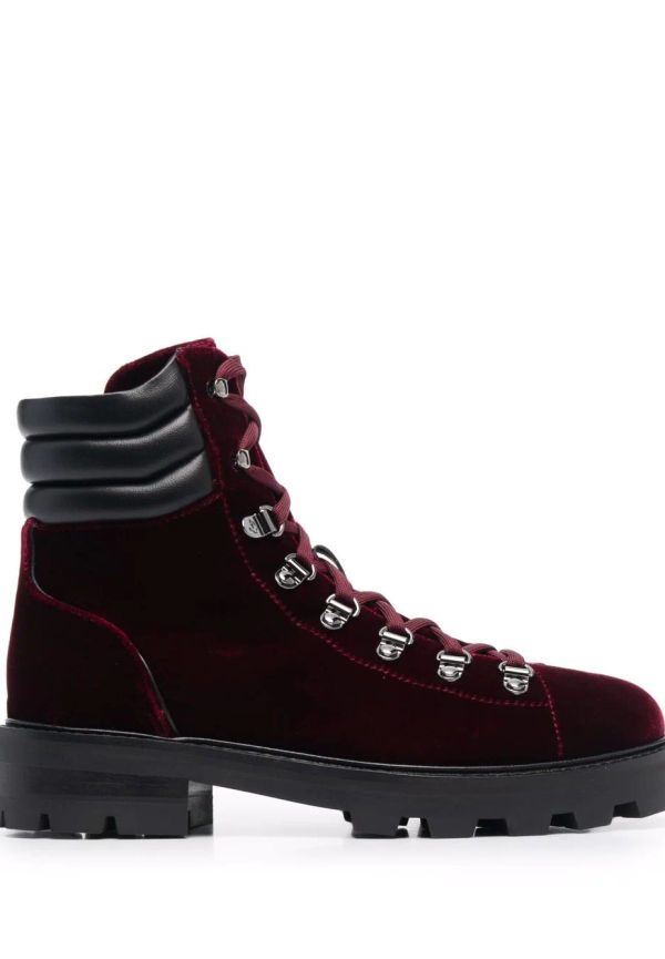 Jimmy Choo Eshe militärkängor - Röd