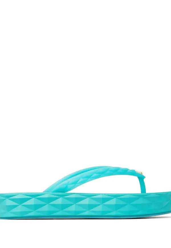 Jimmy Choo flipflops med diamant - Blå
