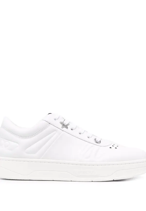 Jimmy Choo Hawaii låga sneakers - Vit