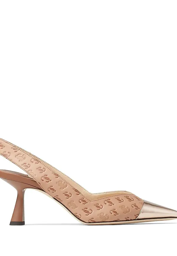 Jimmy Choo Liya slingback-pumps 65 mm - Neutral