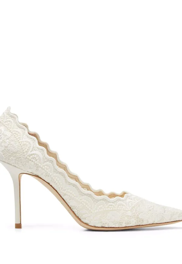 Jimmy Choo Love spetsiga pumps - Neutral