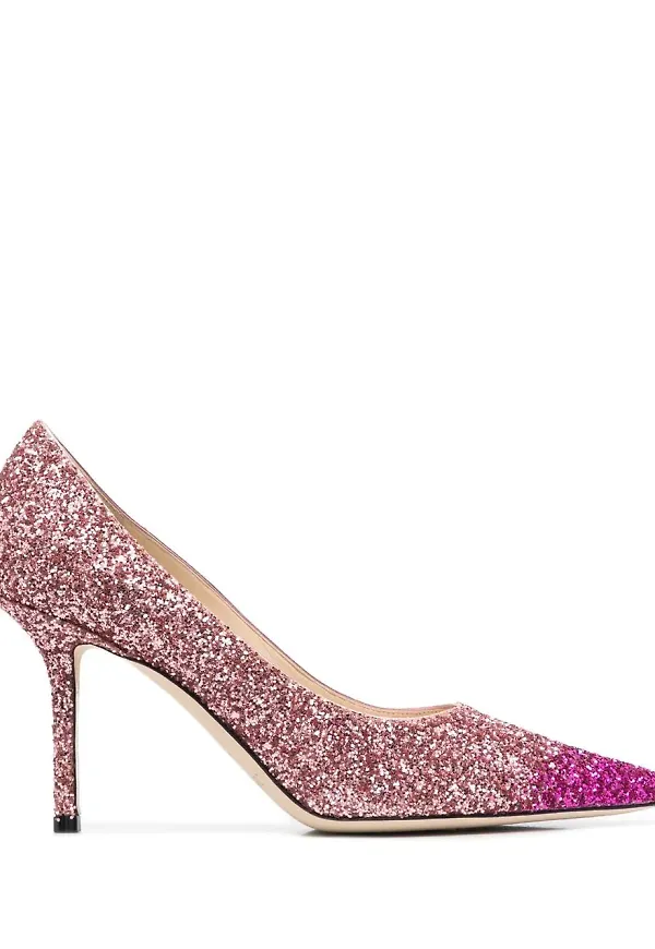 Jimmy Choo Love spetsiga pumps - Rosa