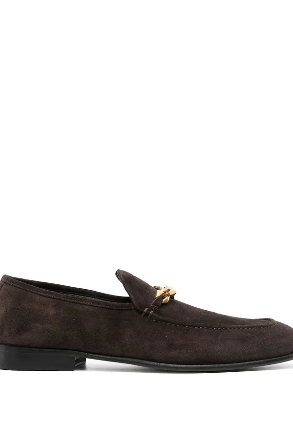 Jimmy Choo Marti Reverse loafers i mocka - Brun