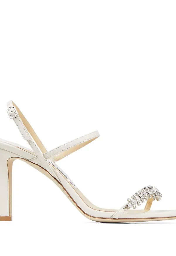 Jimmy Choo Meira 85 sandaler - Vit