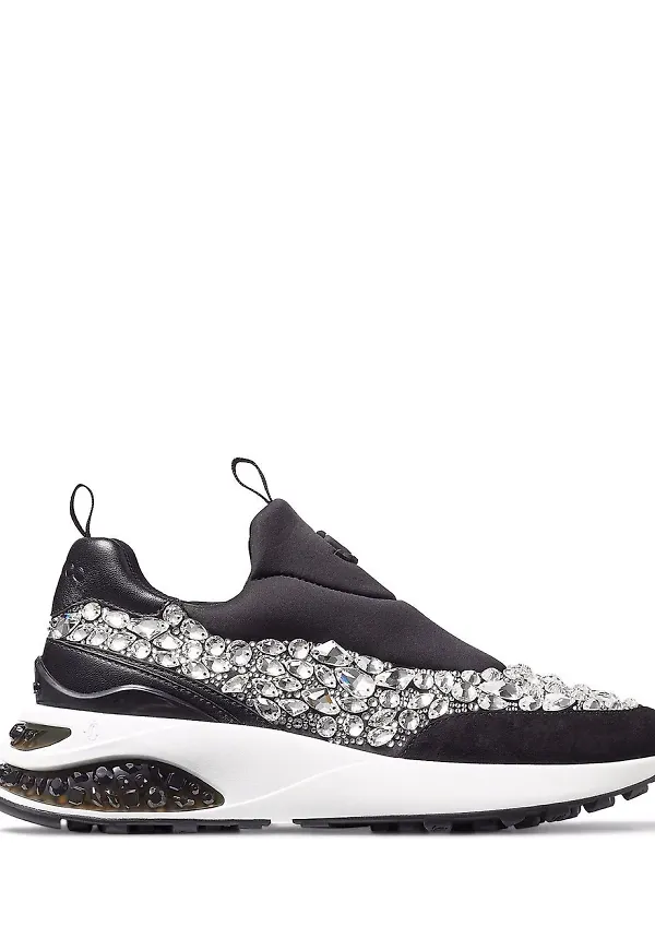 Jimmy Choo Memphis låga sneakers - Svart