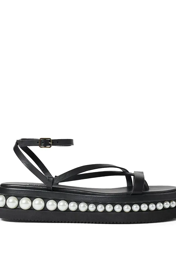 Jimmy Choo Pine platåsandaler - Svart