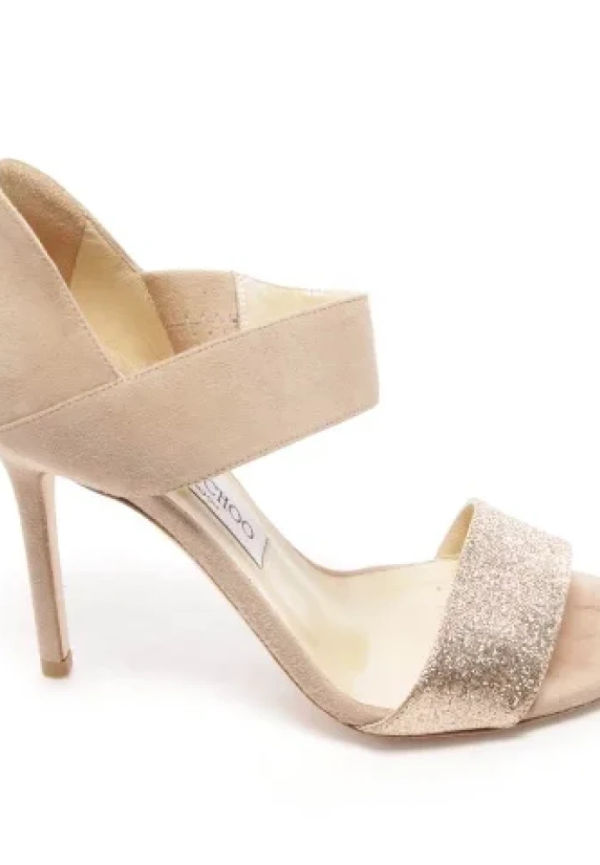 Jimmy Choo Pre-owned Pre-owned Läder sandaler Vit, Dam