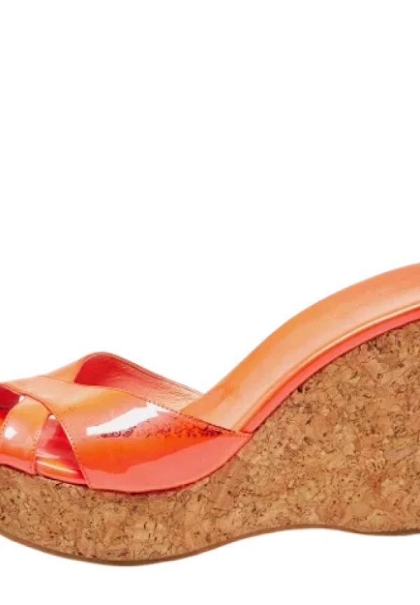 Jimmy Choo Pre-owned Pre-owned Läder sandaler Orange, Dam