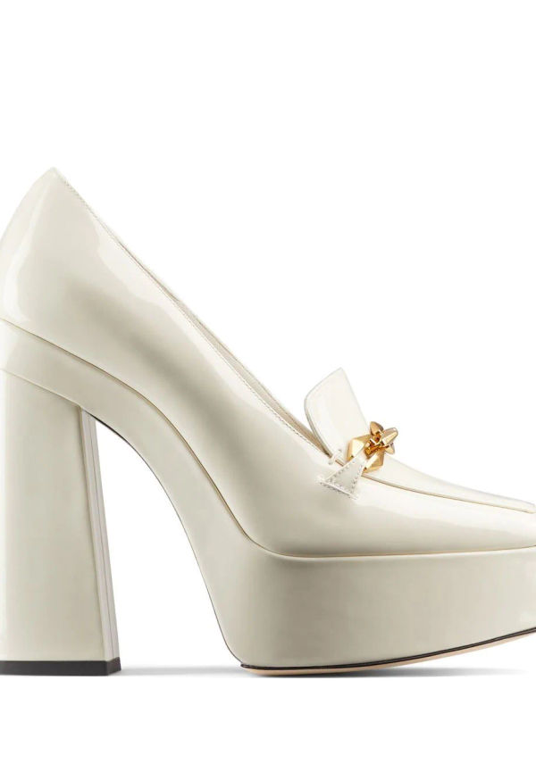 Jimmy Choo pumps med fyrkantig tå - Neutral