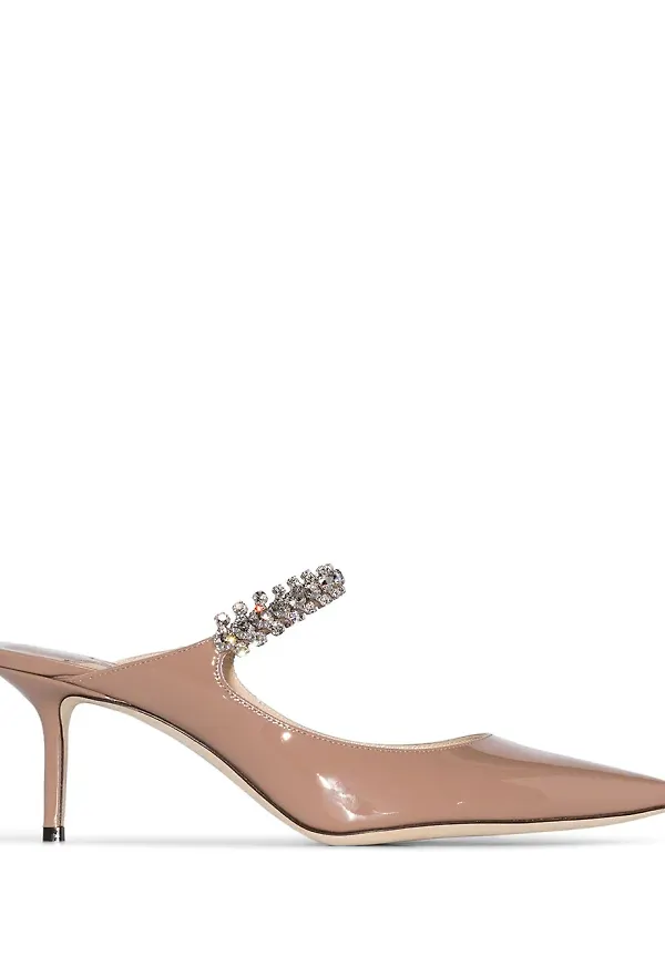 Jimmy Choo pumps med strass - Neutral