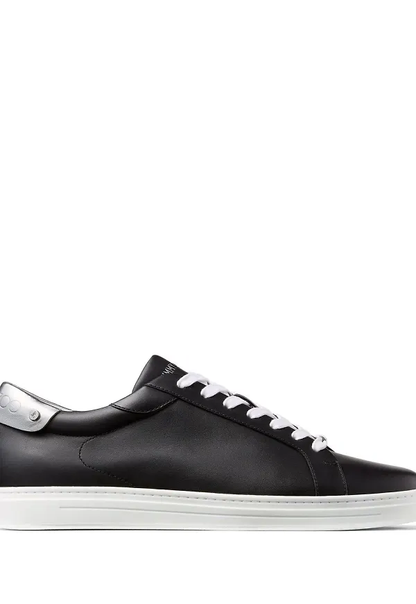 Jimmy Choo Rome/M lädersneakers - Svart
