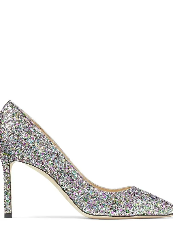 Jimmy Choo Romy glittriga pumps - Flerfärgad
