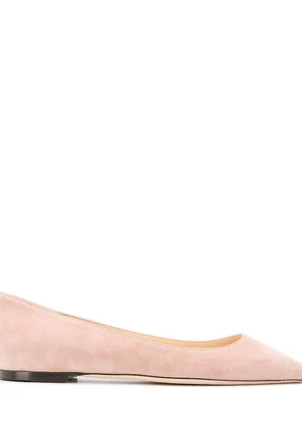 Jimmy Choo ROMYFLATSUEBALLETPINK - Rosa