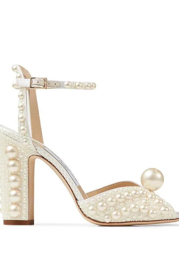 Jimmy Choo Sacaria sandaler - Vit